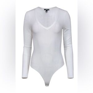 Drew‎ Long sleeve v neck ribbed body suit size small
